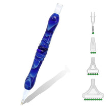 Laden Sie das Bild in den Galerie-Viewer, Premium-Stift Diamond Painting Blau Dunkel 5 Varianten