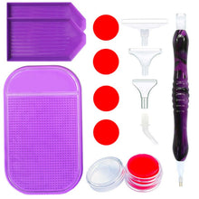 Laden Sie das Bild in den Galerie-Viewer, Premium-Stift Diamond Painting Ergonomisch Violett Dunkel 5 Varianten