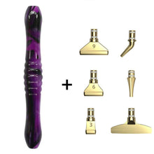 Laden Sie das Bild in den Galerie-Viewer, Premium-Stift Diamond Painting Ergonomisch Violett Dunkel 5 Varianten