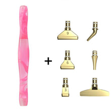 Laden Sie das Bild in den Galerie-Viewer, Premium-Stift Diamond Painting Wellen Rosa 5 Varianten