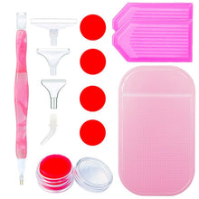 Laden Sie das Bild in den Galerie-Viewer, Premium-Stift Diamond Painting Wellen Rosa 5 Varianten