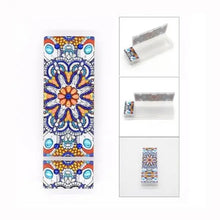 Laden Sie das Bild in den Galerie-Viewer, Stift Etui Diamond Painting Blau Hell