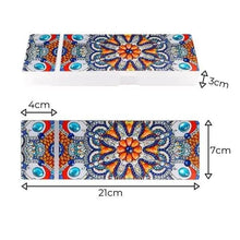 Laden Sie das Bild in den Galerie-Viewer, Stift Etui Diamond Painting Blau Hell