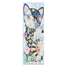 Laden Sie das Bild in den Galerie-Viewer, Stiftbox Diamond Painting Katze