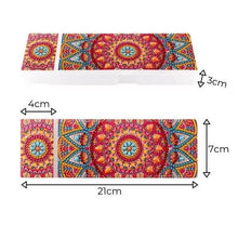 Laden Sie das Bild in den Galerie-Viewer, Porte-Stift Diamond Painting Stern Mandala