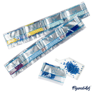 Diamond Painting - Zebra Farbenfroh Abstrakt