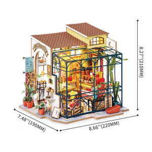 Miniaturhaus - Emilys Blumenladen