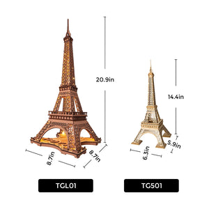 3D Puzzle - Nacht des Eiffelturms