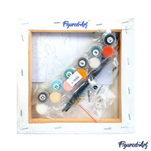 Laden Sie das Bild in den Galerie-Viewer, Mini Malen nach Zahlen mit Rahmen - Weihnachtsglocken