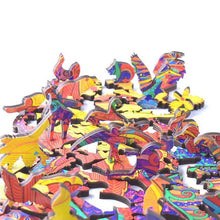 Laden Sie das Bild in den Galerie-Viewer, 2D Holzpuzzle – Blauer Lavendel