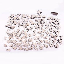 Laden Sie das Bild in den Galerie-Viewer, 2D Holzpuzzle – Blauer Lavendel