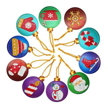 Laden Sie das Bild in den Galerie-Viewer, Anhänger Weihnachtsbaum 10 Stück Set