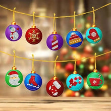 Laden Sie das Bild in den Galerie-Viewer, Anhänger Weihnachtsbaum 10 Stück Set