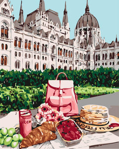 Frühstück vor dem Schloss | Figured'Art