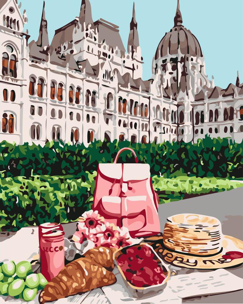 Frühstück vor dem Schloss | Figured'Art