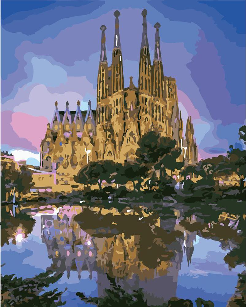 Kathedrale und Spiegelung im See | Figured'Art
