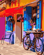 Laden Sie das Bild in den Galerie-Viewer, Buntes Café | Figured&#39;Art