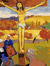 Laden Sie das Bild in den Galerie-Viewer, Malen nach Zahlen fŸr Erwachsene |ÊJesus und das Kreuz | Figured&#39;Art