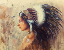 Laden Sie das Bild in den Galerie-Viewer, Malen nach Zahlen fŸr Erwachsene |ÊEin Indianer | Figured&#39;Art