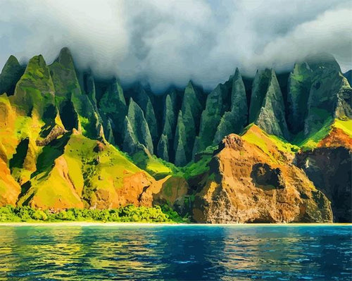 Malen nach Zahlen fŸr Erwachsene |ÊSchöne Landschaft | Figured'Art