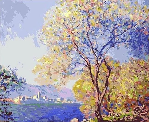 Malen nach Zahlen fŸr Erwachsene |ÊSchöne Farben und Landschaften | Figured'Art