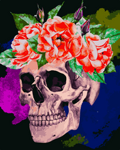 Laden Sie das Bild in den Galerie-Viewer, Malen nach Zahlen fŸr Erwachsene |ÊRomantischer Kranich | Figured&#39;Art