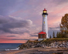 Laden Sie das Bild in den Galerie-Viewer, Malen nach Zahlen fŸr Erwachsene |ÊGroßer Leuchtturm | Figured&#39;Art