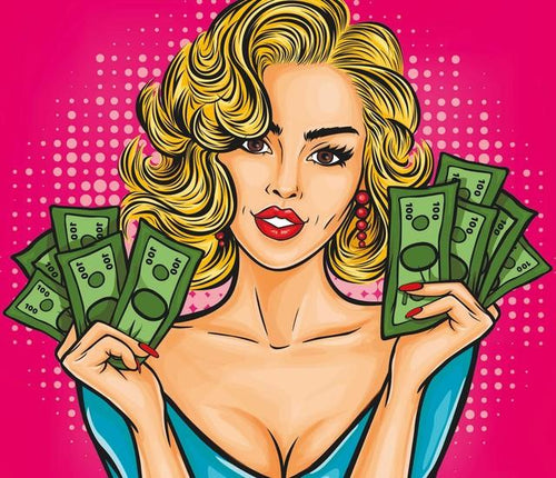 Malen nach Zahlen fŸr Erwachsene |ÊGeld ist sexy | Figured'Art