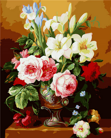 Malen nach Zahlen fŸr Erwachsene |ÊNoch mehr Blumen | Figured'Art