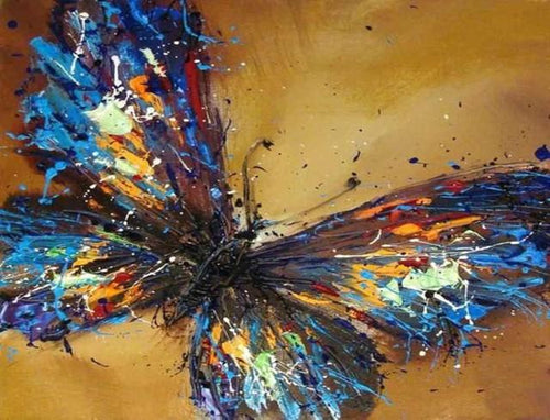 Malen nach Zahlen fŸr Erwachsene |ÊSchmetterling Farben | Figured'Art