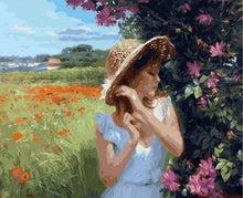Laden Sie das Bild in den Galerie-Viewer, Malen nach Zahlen fŸr Erwachsene |ÊMädchen auf dem Feld | Figured&#39;Art
