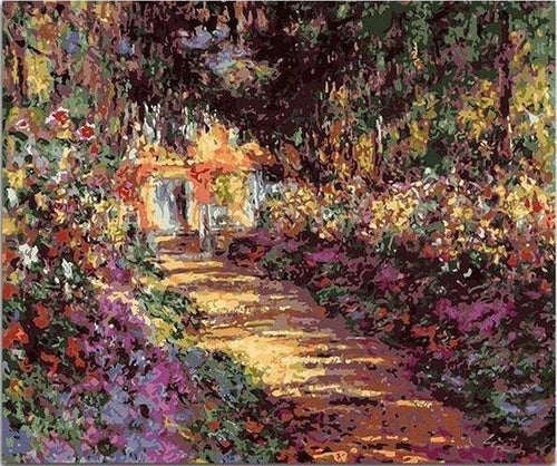 Malen nach Zahlen fŸr Erwachsene |ÊAlles Blühend im Sommer | Figured'Art