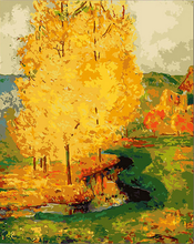 Laden Sie das Bild in den Galerie-Viewer, Malen nach Zahlen fŸr Erwachsene |ÊGroßer Gelber Baum | Figured&#39;Art