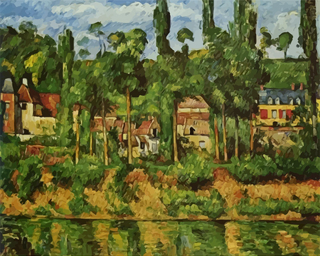 Malen nach Zahlen fŸr Erwachsene |ÊLandschaft und Fluss | Figured'Art