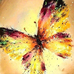 Malen nach Zahlen fŸr Erwachsene |ÊBrillante Farben Schmetterlinge | Figured'Art