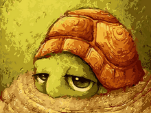 Laden Sie das Bild in den Galerie-Viewer, Malen nach Zahlen fŸr Erwachsene |ÊKleine Schildkröte | Figured&#39;Art