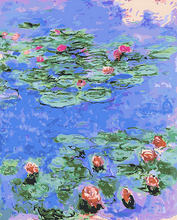 Laden Sie das Bild in den Galerie-Viewer, Malen nach Zahlen fŸr Erwachsene |ÊBlick auf Lilien | Figured&#39;Art