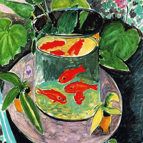 Malen nach Zahlen fŸr Erwachsene |ÊGoldfisch | Figured'Art