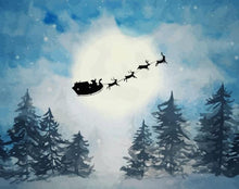Laden Sie das Bild in den Galerie-Viewer, Malen nach Zahlen fŸr Erwachsene |ÊWeihnachtsschlitten | Figured&#39;Art