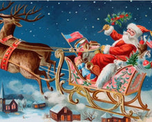 Laden Sie das Bild in den Galerie-Viewer, Malen nach Zahlen fŸr Erwachsene |ÊWeihnachtsmann in Amerika | Figured&#39;Art