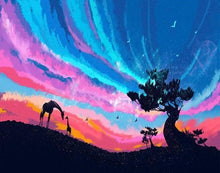 Laden Sie das Bild in den Galerie-Viewer, Malen nach Zahlen fŸr Erwachsene |ÊHimmel und Giraffen | Figured&#39;Art