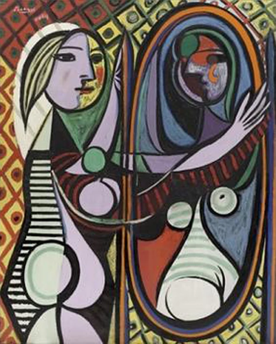 Malen nach Zahlen fŸr Erwachsene |ÊPicasso - Frau mit Spiegel | Figured'Art