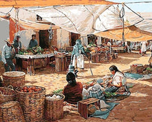 Laden Sie das Bild in den Galerie-Viewer, Malen nach Zahlen fŸr Erwachsene |ÊAm Obstmarkt | Figured&#39;Art