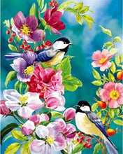 Laden Sie das Bild in den Galerie-Viewer, Malen nach Zahlen für Erwachsene | Schöne Vögel im Frühling | Figured&#39;Art