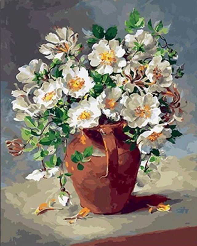 Malen nach Zahlen – Blumen in Vase – Figured'Art