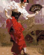Laden Sie das Bild in den Galerie-Viewer, Malen nach Zahlen für Erwachsene | Spanische Tänzerin | Figured&#39;Art