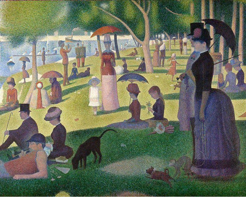 Malen nach Zahlen für Erwachsene | Ein Sonntagnachmittag auf der Insel La Grande Jatte – Seurat | Figured'Art