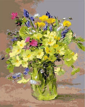 Laden Sie das Bild in den Galerie-Viewer, Malen nach Zahlen für Erwachsene | Gelber Blumenstrauß 2 | Figured&#39;Art