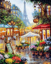 Laden Sie das Bild in den Galerie-Viewer, Malen nach Zahlen für Erwachsene | Blumengeschäft in Paris | Figured&#39;Art