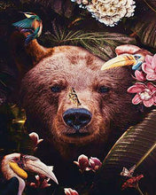 Laden Sie das Bild in den Galerie-Viewer, Malen nach Zahlen für Erwachsene | Bären und Vögel | Figured&#39;Art